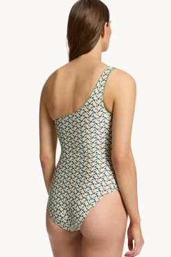 One Pieces|Jets Acacia One Shoulder One Piece Multi
