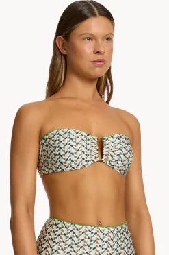 Bikini Tops|Jets Acacia U Trim Bandeau Multi