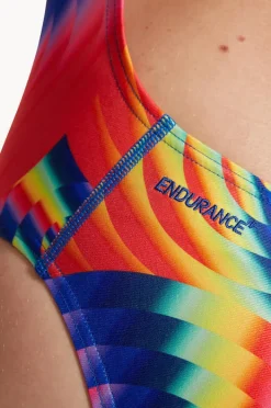 One Pieces|Speedo Allover Digital Leaderback One Piece Multi