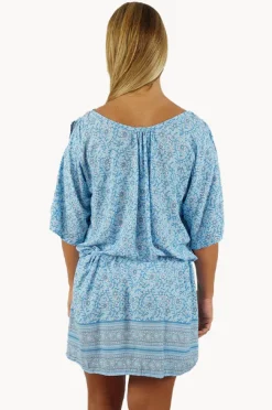 Dresses|Sundrenched Alpine Hayman Dress Aqua