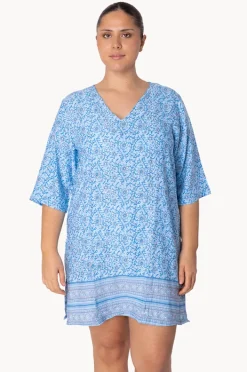 Overswim|Sundrenched Alpine Tunic Aqua