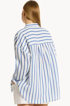 Overswim|Sea Level Amalfi Beach Shirt Amalfi blue