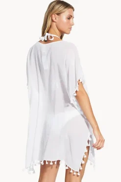 Overswim|Seafolly Amnesia Kaftan White