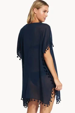 Overswim|Seafolly Amnesia Kaftan Indigo