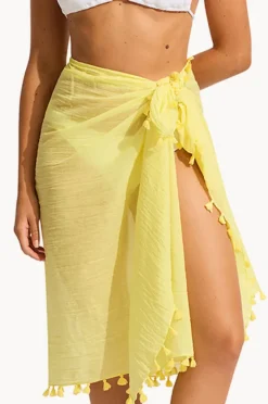 Sarongs|Seafolly Amnesia Sarong Limelight