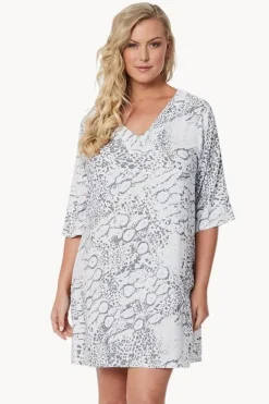 Overswim|Sundrenched Animal Tunic Grey