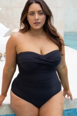 One Pieces|Artesands Aria Botticelli Bandeau One Piece Black