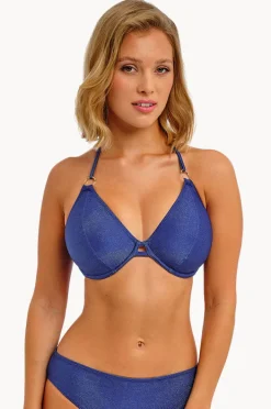 Bikini Tops|Freya Arizona Wave E Cup Halter Twilight
