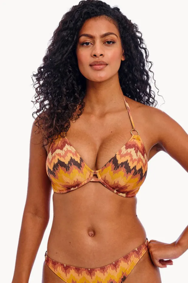 Bikini Tops|Freya Arizona Wave F Cup Halter Horizon