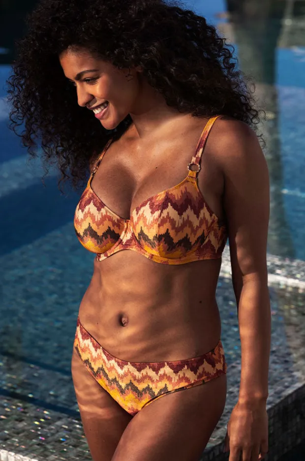Bikini Tops|Freya Arizona Wave F Cup Plunge Bra Horizon