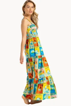 Dresses|Roxy Atlas Sunshine Coastline Maxi Dress Multi