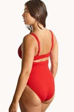 One Pieces|Panache Aurora Lara F Cup Plunge One Piece Red