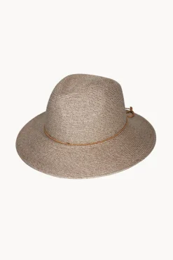 Headwear|Rigon Avoca Flexibraid Adjustable Fedora Oatmeal
