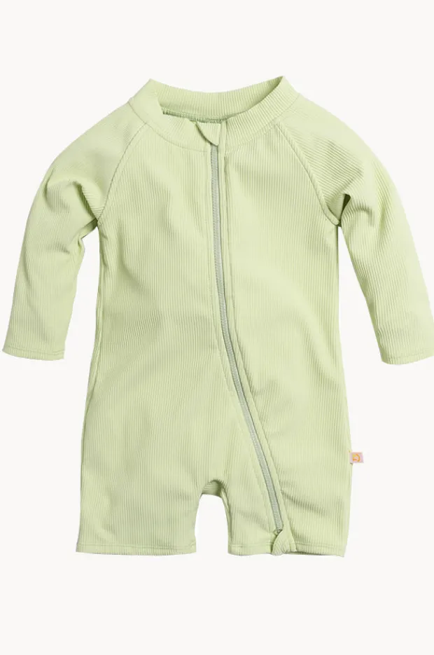 Rashies & Sunsuits|Rashies & Sunsuits|Tini Togs Baby Boys Zip Boyleg Sunsuit Apple