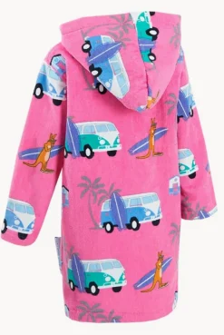 Towel Robes & Ponchos|Towel Robes & Ponchos|Back Beach Co Baby Combi Hooded Towel Robe 12-24M Pink