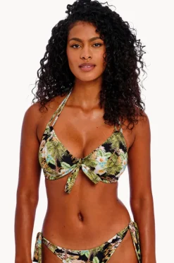 Bikini Tops|Freya Bahama Shores E Cup Halter Black