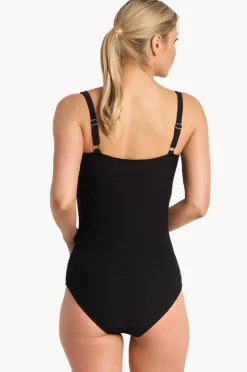 One Pieces|Poolproof Barbados F/G Cup One Piece BLACK