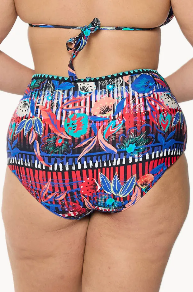 Bottoms|Capriosca Barbados High Waisted Pant Multi