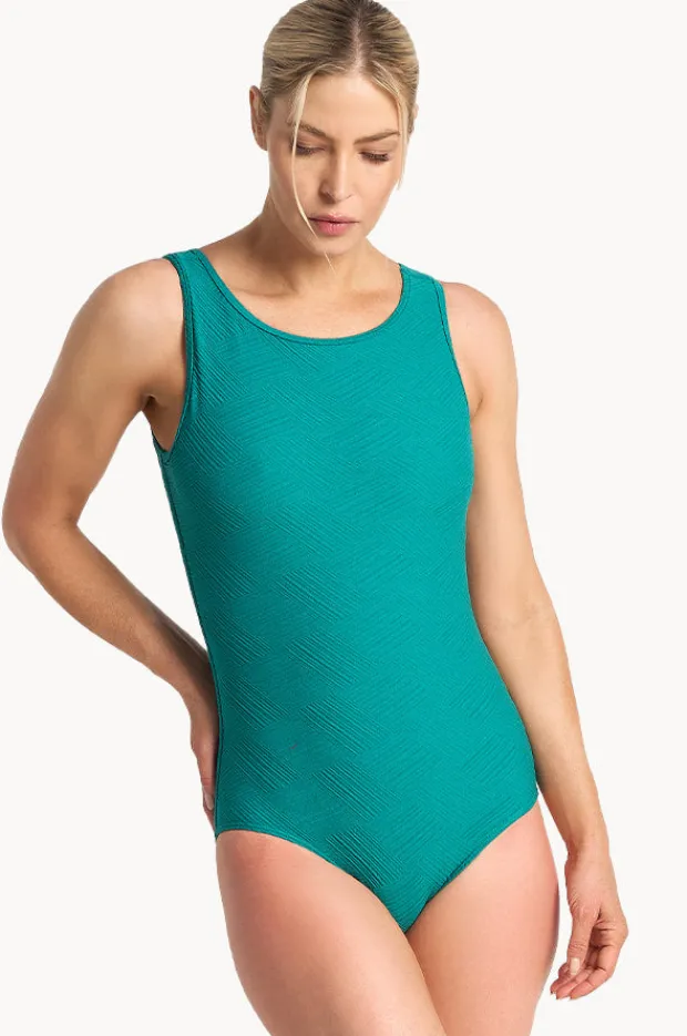 One Pieces|Poolproof Barbados Scoop Back One Piece Envy