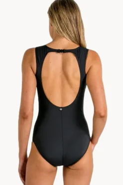 One Pieces|Sunseeker Basix Cross Spliced One Piece Black