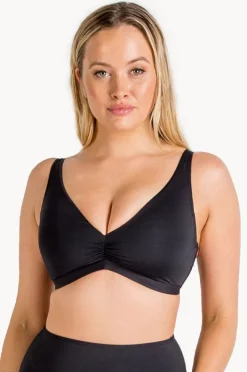 Bikini Tops|Sunseeker Basix E/F Cup Bra BLACK