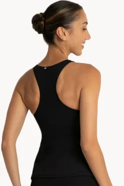Tankini Tops|Sunseeker Basix High Neck Tankini Separate BLACK