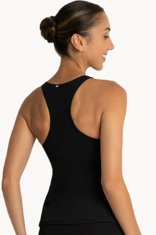 Tankini Tops|Sunseeker Basix High Neck Tankini Separate BLACK