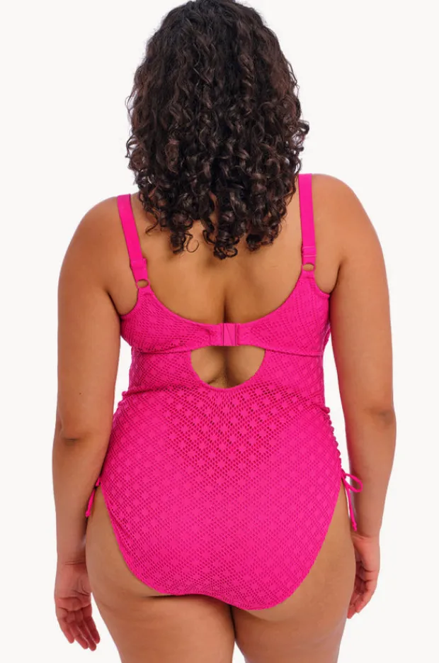 One Pieces|Elomi Swimwear Bazaruto F/FF Cup Cut Out One Piece Fuchsia