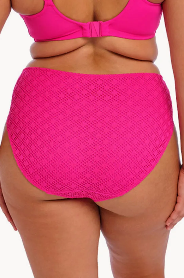 Bottoms|Elomi Swimwear Bazaruto Mid Rise Pant Fuchsia