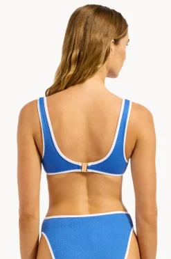 Bikini Tops|Seafolly Beach Bound Ring Front Tank Sapphire