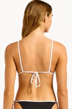 Bikini Tops|Seafolly Beach Bound Slide Tri Black
