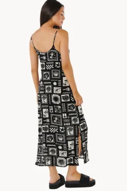 Dresses|Rip Curl Beach Party Midi Dress BLACK