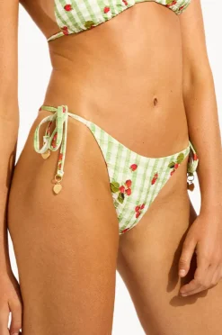 Bottoms|Seafolly Beach Picnic Tie Side Rio Pant Sage