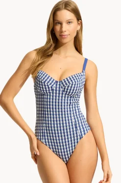 One Pieces|Seafolly Bella DD Cup One Piece Marine
