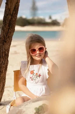 Sunglasses|Frankie Ray Bella Square Sunnies Pink
