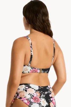 Bikini Tops|Sea Level Belle Cross Front Bra Black