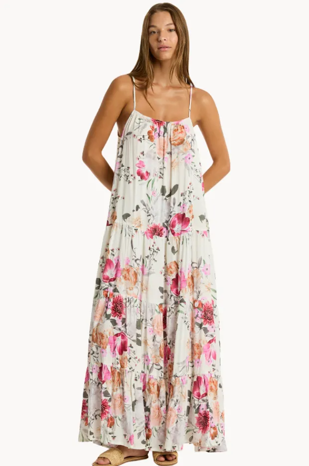 Dresses|Sea Level Belle Tiered Maxi Sundress Coconut
