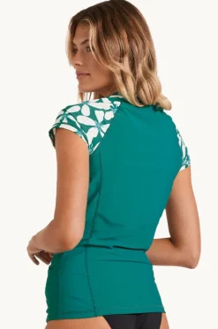 Rashies & Sunsuits|Billabong Belong Together Point Break Suntop Evergreen