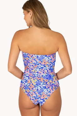One Pieces|Baku Biarritz Bandeau One Piece Sapphire