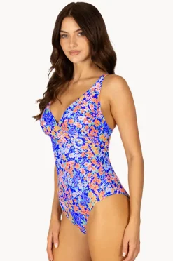 One Pieces|Baku Biarritz D/E Cup Wrap One Piece Sapphire