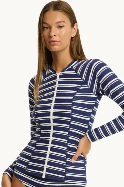 Rashies & Sunsuits|Sea Level Biarritz Long Sleeve Suntop French navy