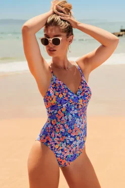 One Pieces|Baku Biarritz Multi Fit Wrap One Piece Sapphire