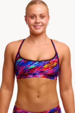 Bikini Tops|Funkita Big Bang Sports Top Multi