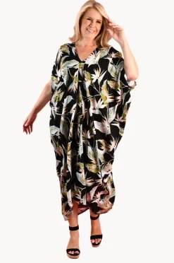 Dresses|Bodacious Bird Of Paradise Cushla Dress Black