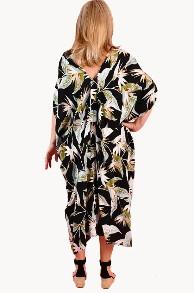 Dresses|Bodacious Bird Of Paradise Cushla Dress Black