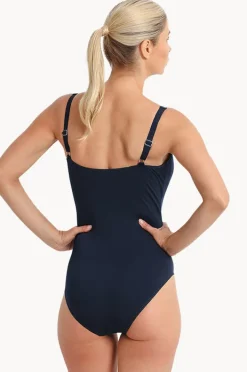 One Pieces|Poolproof Blissful DD/E Cup Underwire One Piece Navy