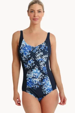 One Pieces|Poolproof Blissful E/F Cup One Piece Navy