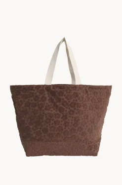 Beach Bags|Bags|Roxy Blossom Terry Tote Almond