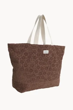 Beach Bags|Bags|Roxy Blossom Terry Tote Almond
