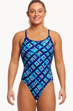 One Pieces|Funkita Diamond Back One Piece Blue bunkers